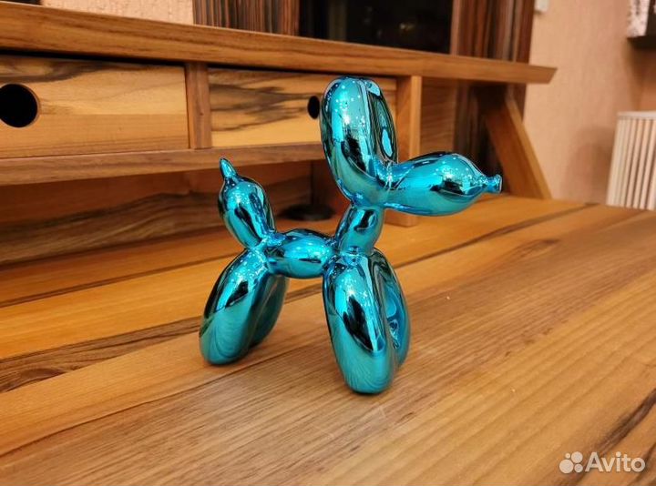 242556 Статуэтка Balloon dog (бирюзовая)