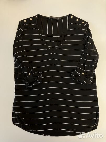 Блузка zara в полоску