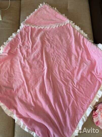 Теплое одеялко, на выписку, в коляску