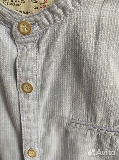 Рубашка zara для мальчика 128