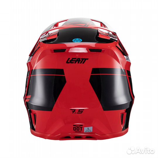 Hoвый Шлем Leatt Moto 7.5 Helmet Kit Красный