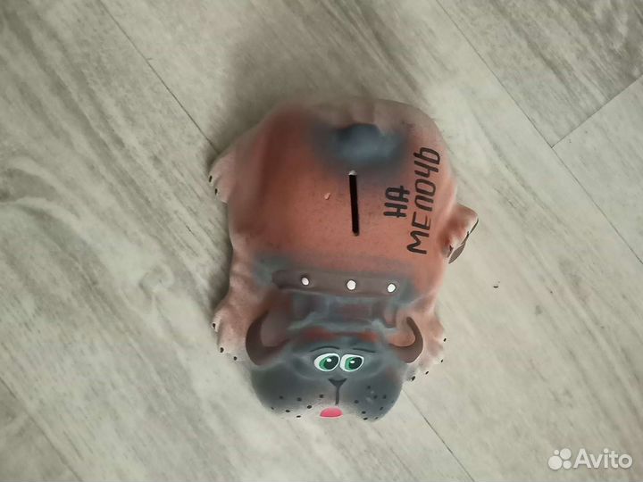 Копилка керамическая собака