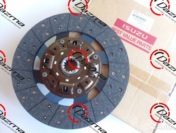 Isuzu 5876100801 Диск сцепления NQR75/90/NPR75 вед
