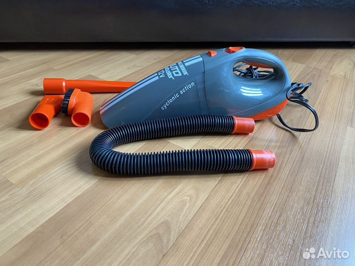Автомобильный пылесос black decker