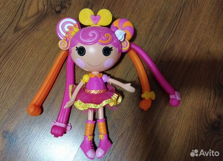 Большая кукла Лалалупси волосы тянучки 33см рост