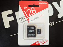 Карта памяти microsd 128 gb с адаптером