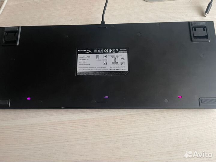 Механическая клавиатура hyperx alloy core RGB