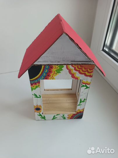 Кормушка самодельная, в детский сад/школу