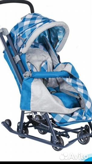 Новые санки коляски Ника 6 колес