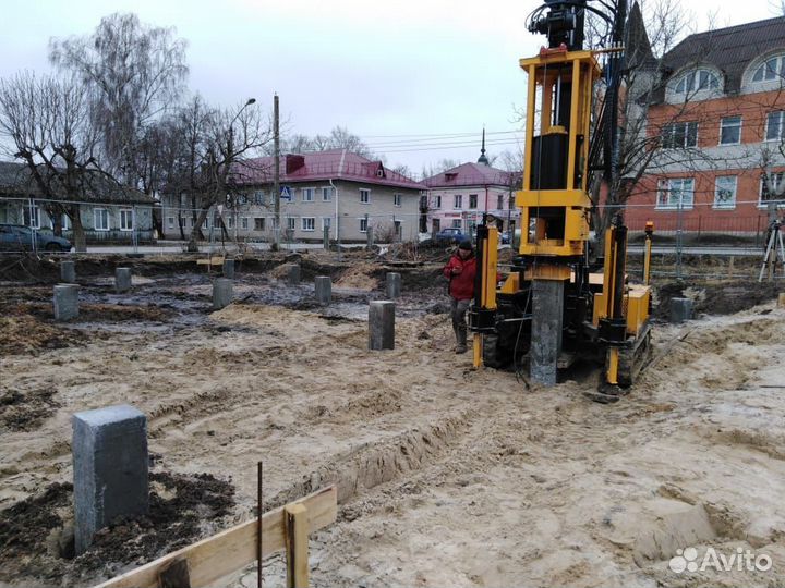 Винтовые сваи под ключ/Фундамент для дома из сруба