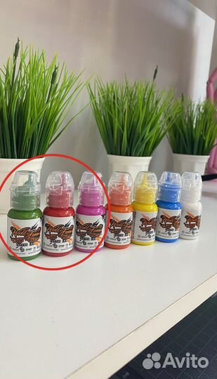 Краска для тату цветная