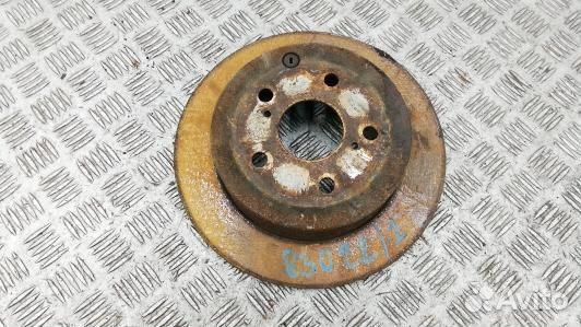 Диск тормозной задний toyota corolla verso 2 (83U2