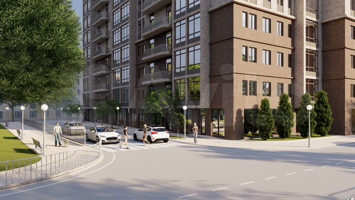 1-к. квартира, 40,7 м², 4/12 эт.