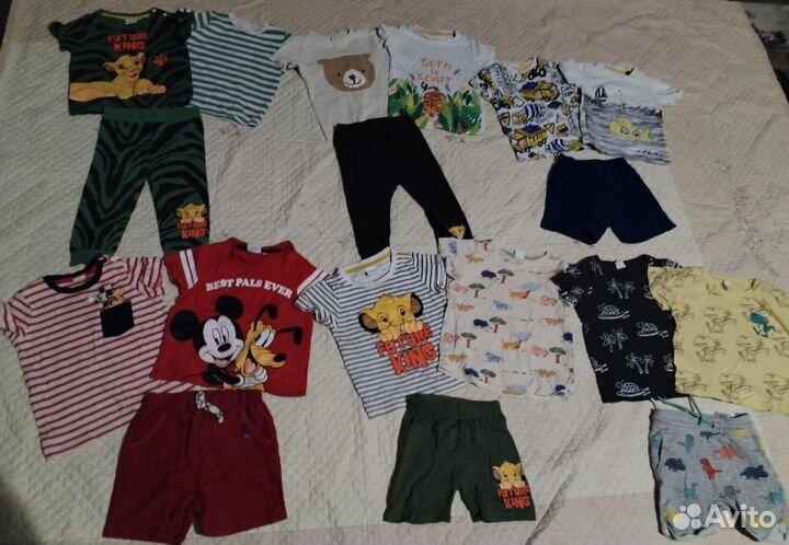 Вещи пакетом для мальчика 86 92