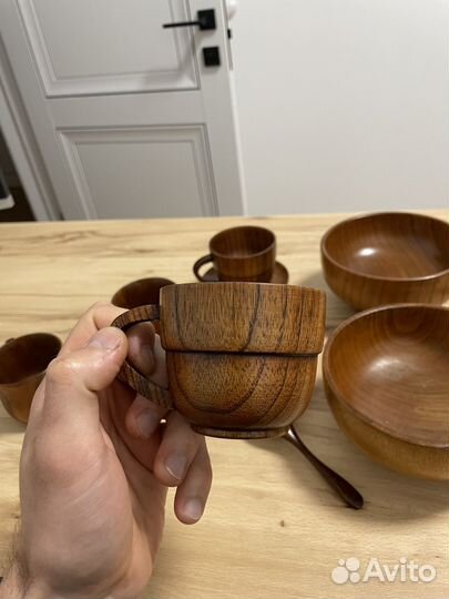 Посуда деревянная