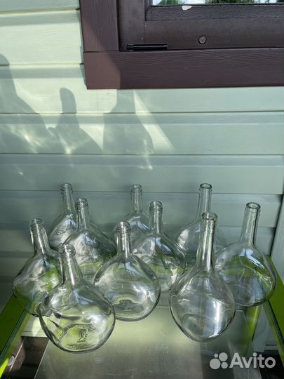 Бутылки для декора