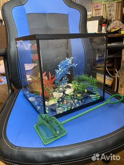 Аквариум квадратный на 15л