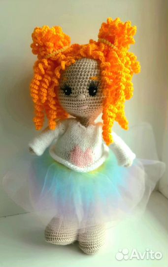 Кукла. Вязаная игрушка. Вязаная кукла