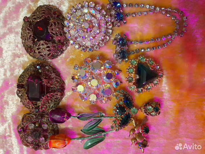 Винтажные броши