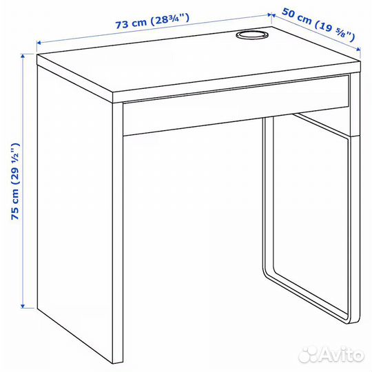 Письменный стол IKEA micke