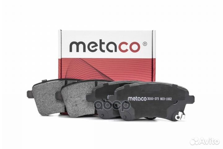 Колодки тормозные передние к-кт '3000-373 metaco