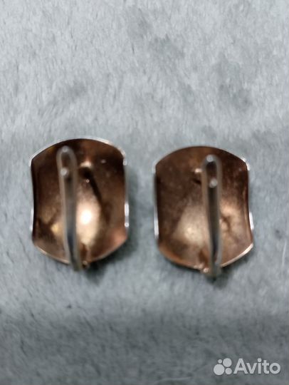 Серьги серебро