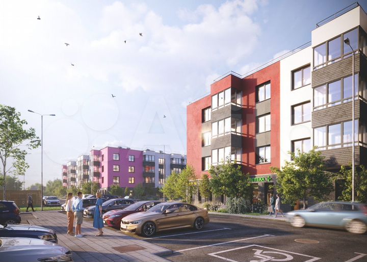 1-к. квартира, 36,3 м², 4/4 эт.