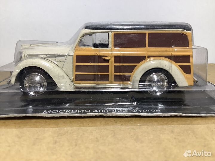 Модель автомобиля Москвич 400-420 Фургон 1:43 деа