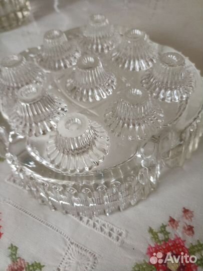 Ваза для фруктов на ножке СССР