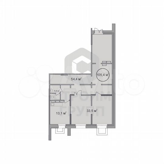 Продам помещение свободного назначения, 105.4 м²