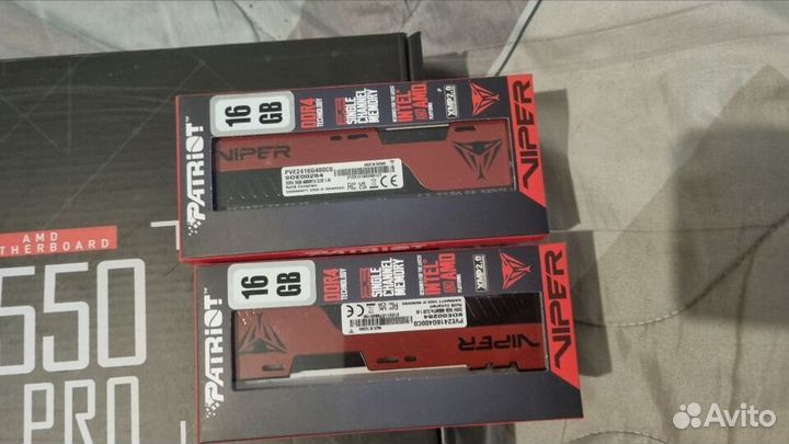 Ryzen 7 5700x комплект B550 32Gb 4000Мгц