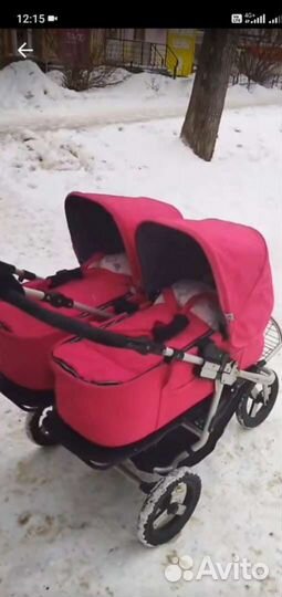 Коляска для двойни Bumbleride