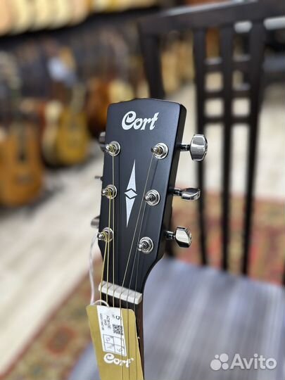 Электроакустическая гитара Cort AD810E BKS