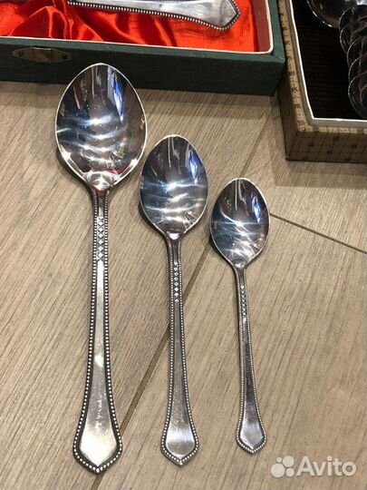 Набор ложек мельхиор
