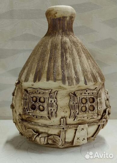 Штоф и рюмки керамические