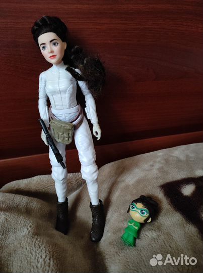 Кукла принцесса Лея Звездные воины + фигурка