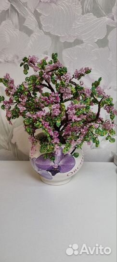 Сирень из бисера