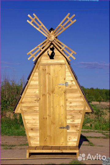 Уличный туалет с установкой