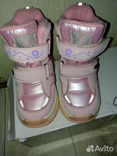 Ботинки зимние для девочки 23