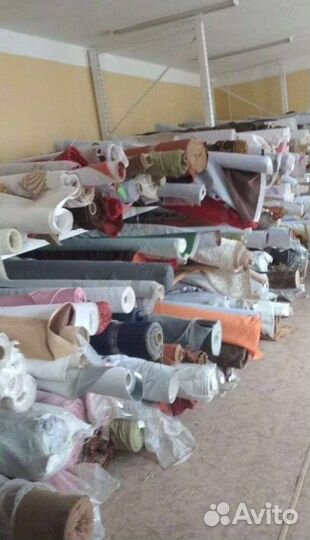 Продам остатки ткани в рулонах