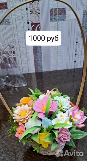 Цветы из мыла ручной работы