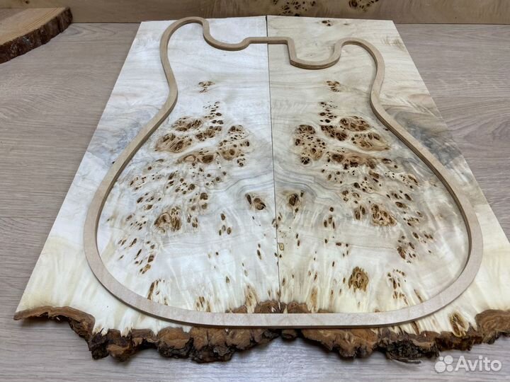 Топы для гитар, Клён Волнистый, Кап Тополя