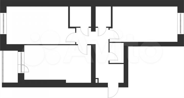 2-к. квартира, 71,3 м², 3/5 эт.