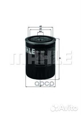 Фильтр масляный knecht/mahle OC262 OC262 Mahle