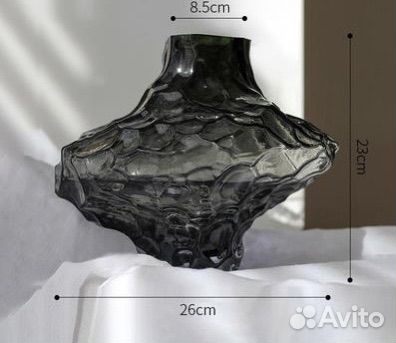 Ребристая ваза в стиле H&M Home