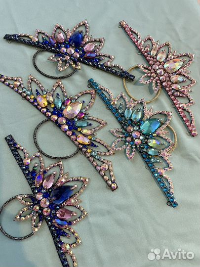 Украшение на пучок,тика,коронка на голову