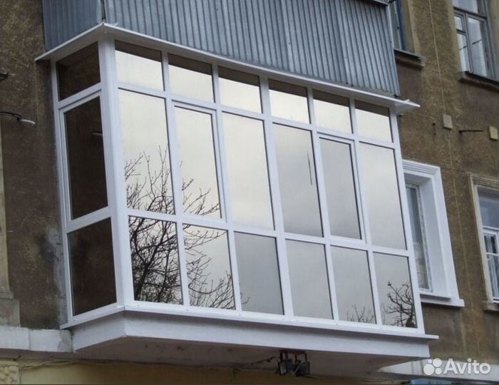 Окна пластиковые алюминиевые