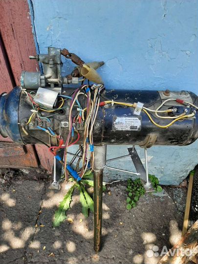 Газовый отопитель из запорожской печки