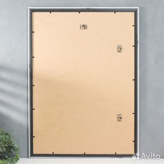 Фоторамка пластик 'мирам' 50х70 см бежевый (пластиковый экран)