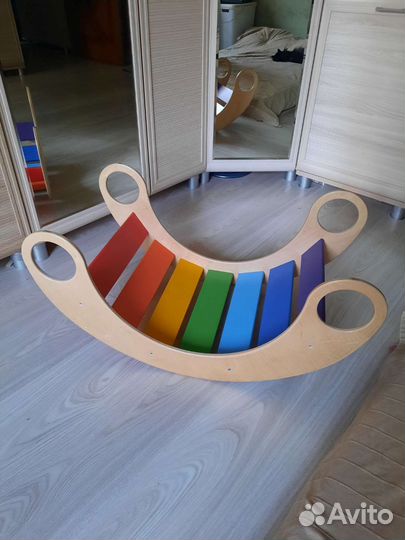 Качалка Качели Мостик Радуга